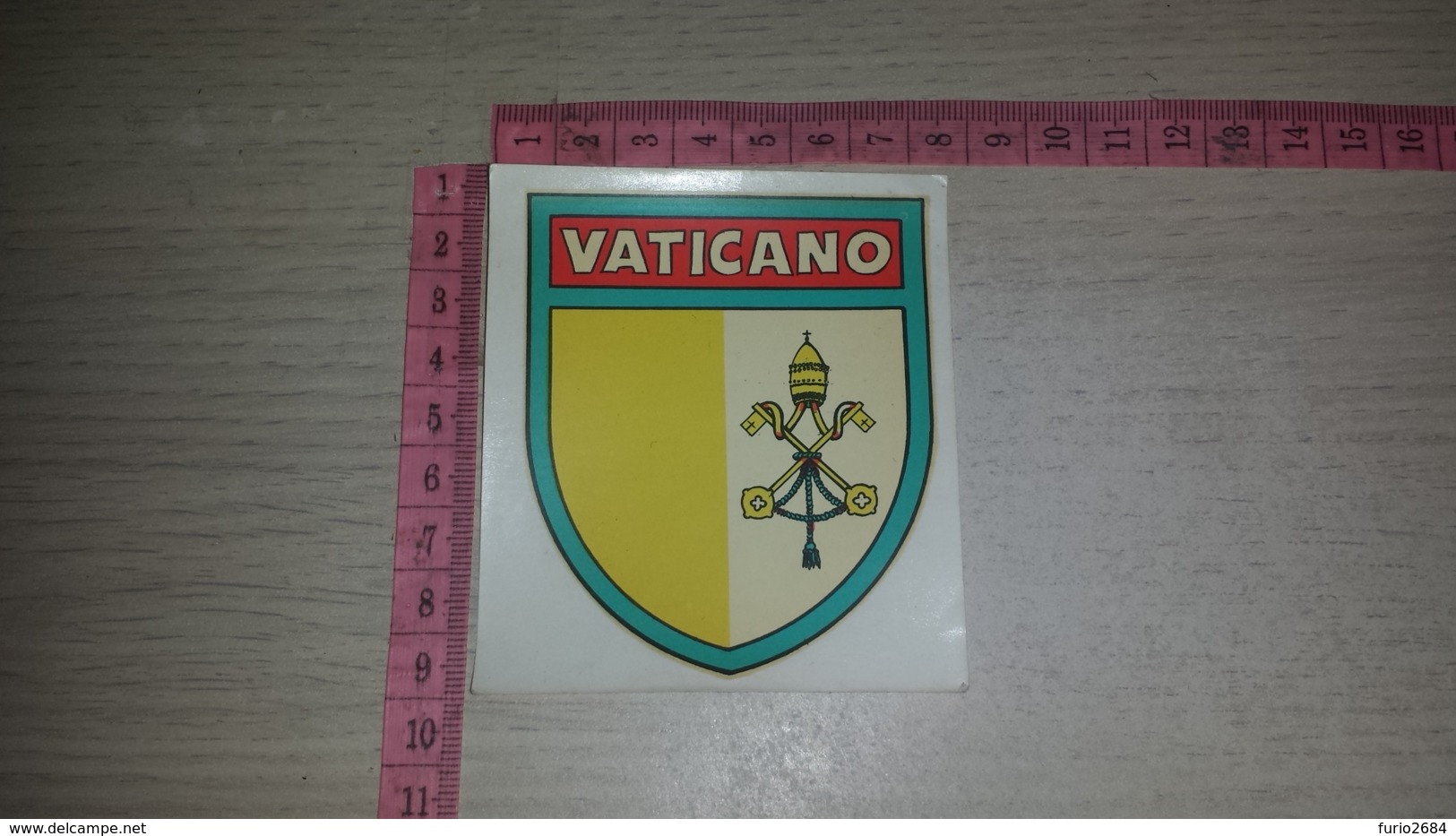 SCO-8253 DECALCOMANIA CITTA DEL VATICANO - Other & Unclassified