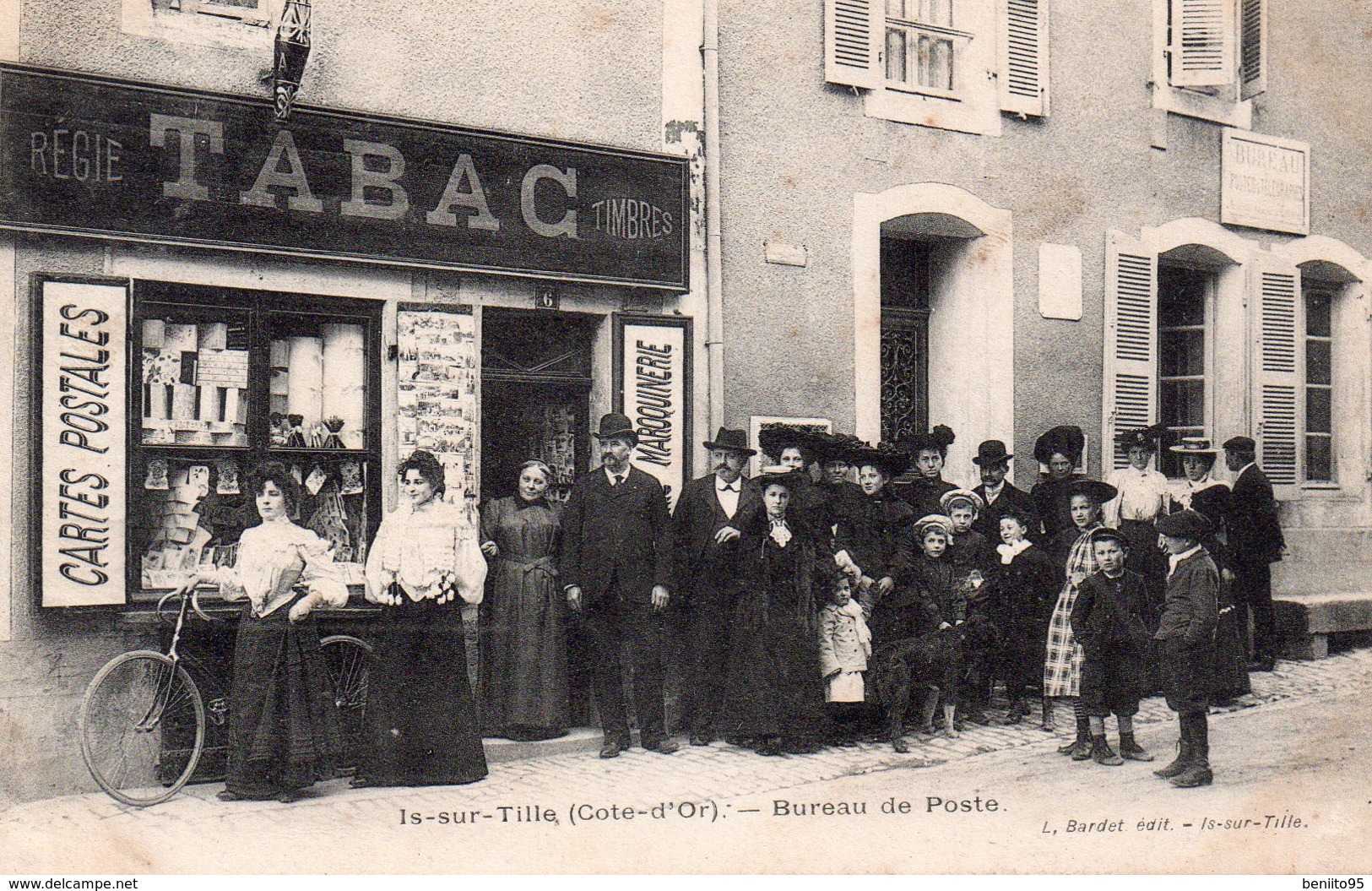 CPA De IS Sur TILLE - Bureau De Poste. - Is Sur Tille