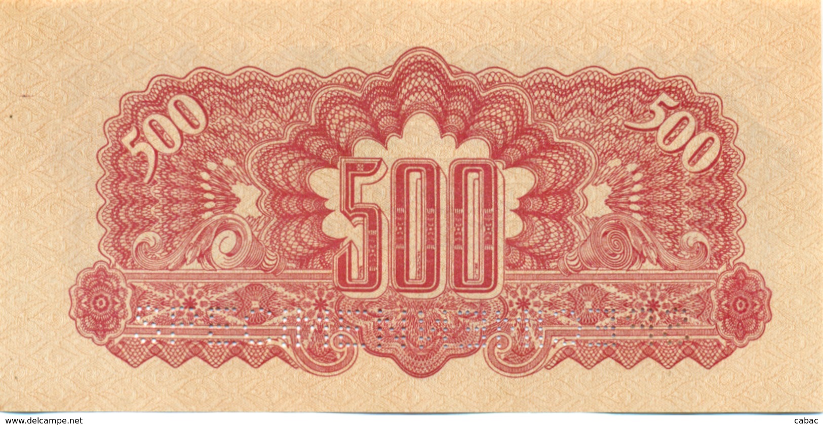 Czechoslovakia, 500 Korun, SPECIMEN, 1944, AM, + Stamp, Occupation, Ww2, Banknote, Czech, Slovakia, Bohemia, Moravia - Tchécoslovaquie