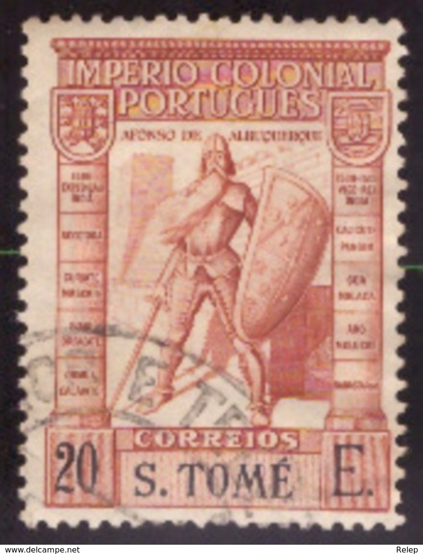 SãoTomé E Príncipe - 1938 Império Colonial Português - Inscrição S. TOMÉ # 20$00 - St. Thomas & Prince