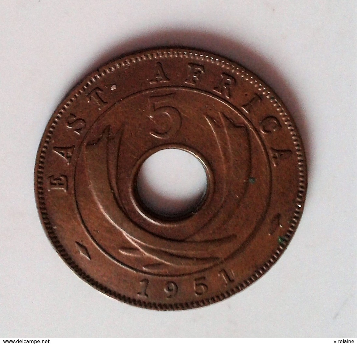 EAST AFRICA / FIVE CENTS / 1951  M    (B7 - 25) - British Colony