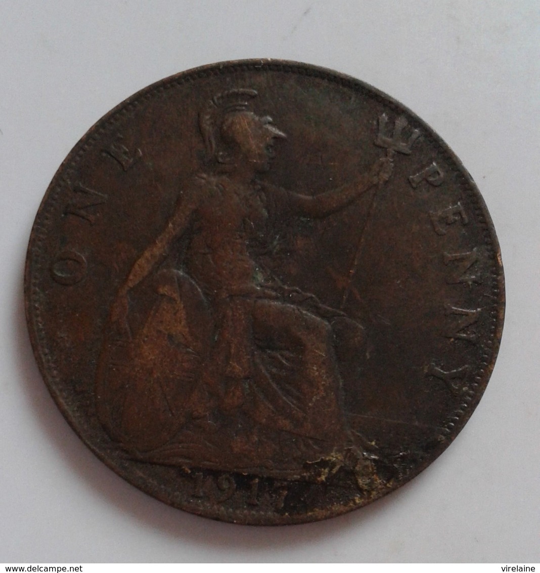 ONE PENNY GEORGES V GRANDE BRETAGNE 1917 (B07 27) - D. 1 Penny