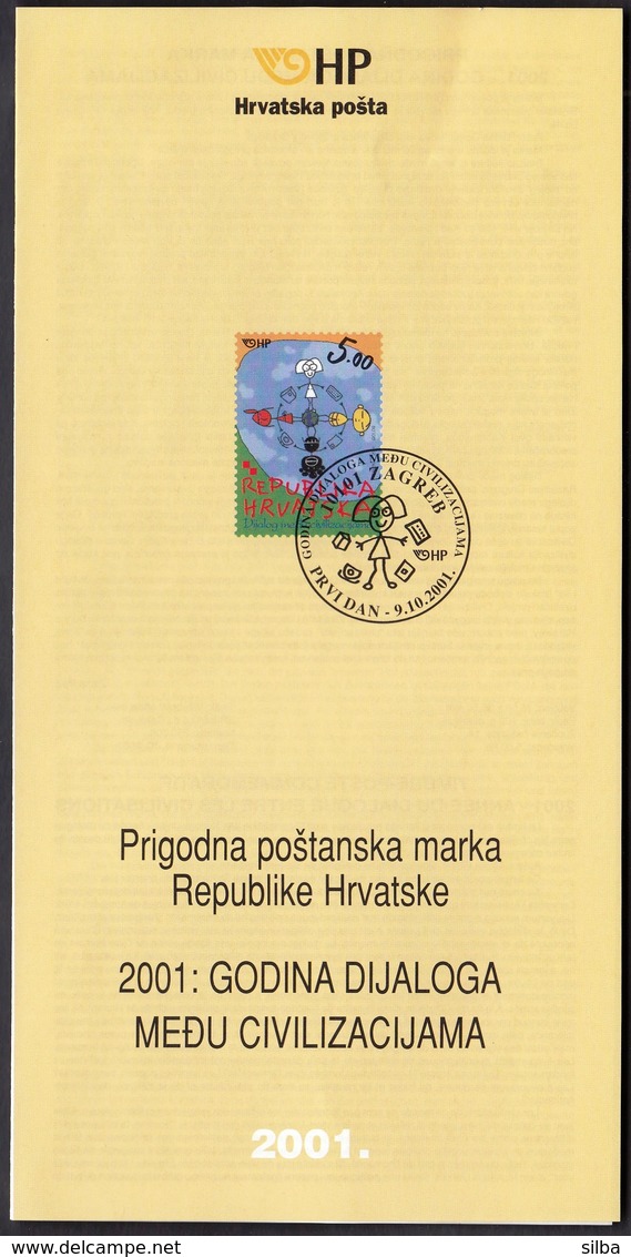 Croatia 2001 / Year Of Dialogue Among Civilizations / Prospectus, Leaflet, Brochure - Croatie