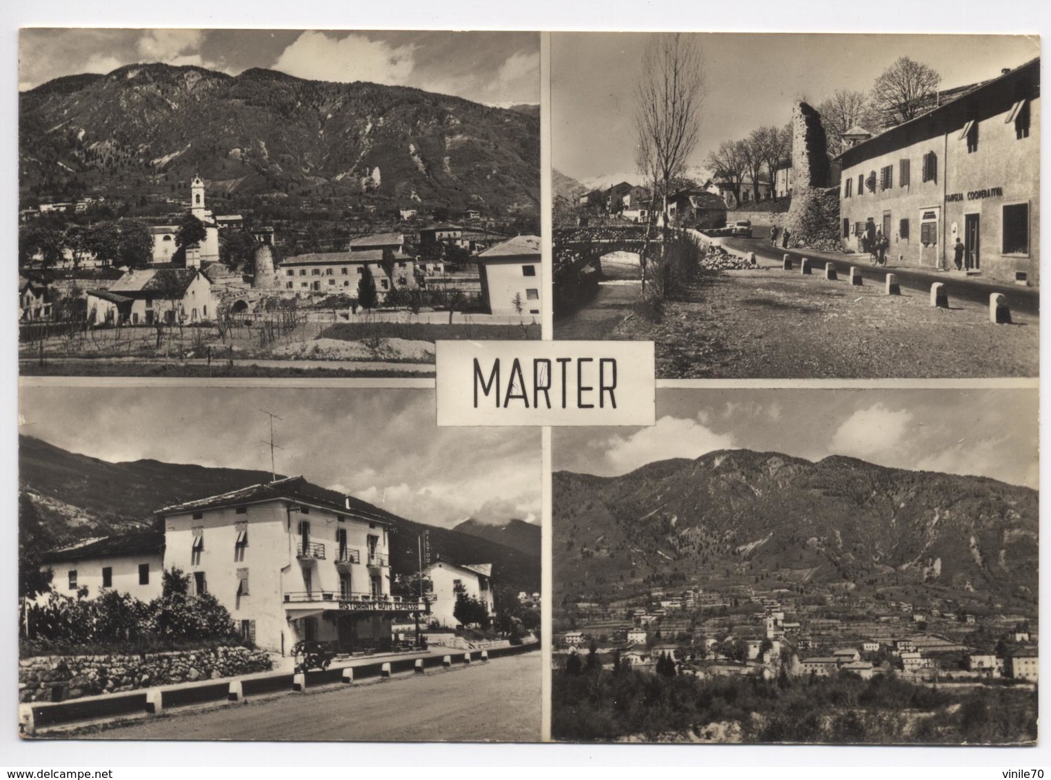 MARTER  TRENTO   Cartolina Viaggiata 1978 - Trento