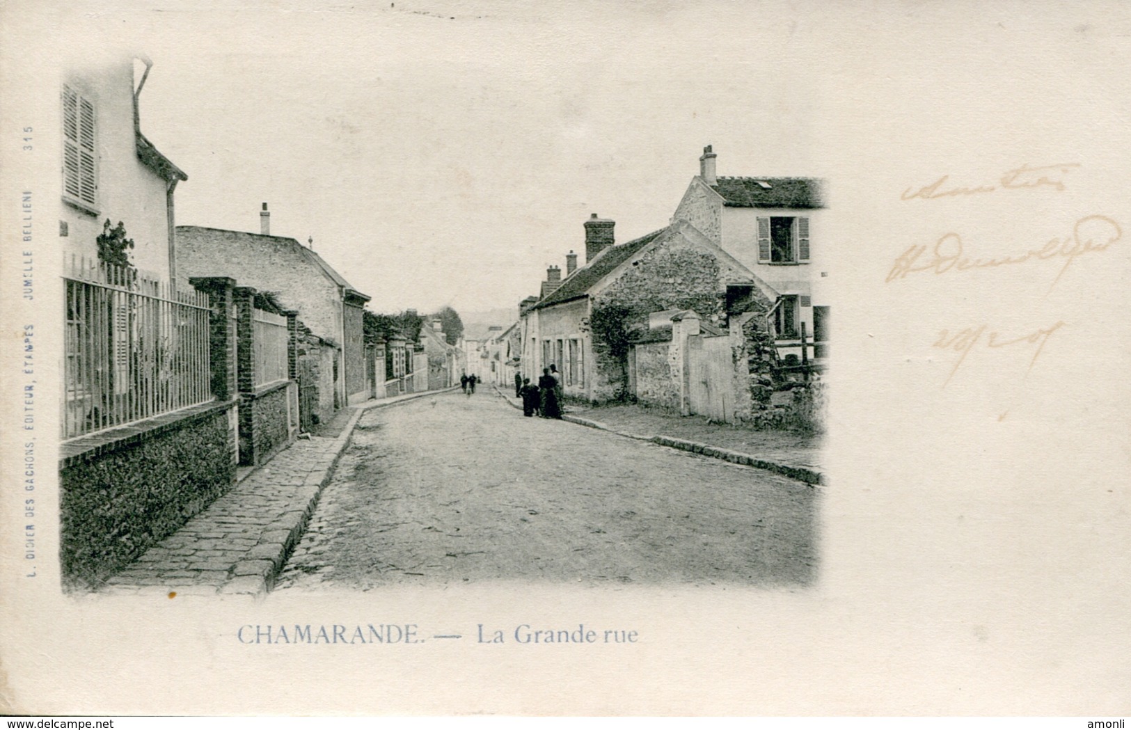 91. ESSONNE - CHAMARANDE. Grande Rue. - Autres & Non Classés