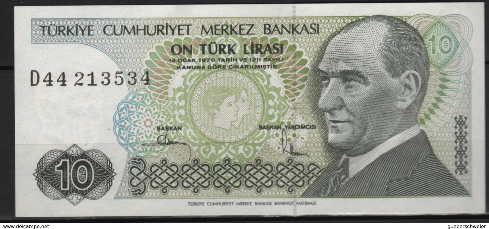 B 132 - TURQUIE Billet De 10 Lires état Neuf 1er Choix - Turkije