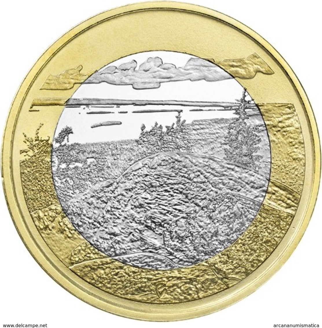 FINLANDIA  5€ 2.018  2018  Bimetálica "PARQUE NACIONAL KOLI"  SC/UNC T-DL-12.258 - Finlandía