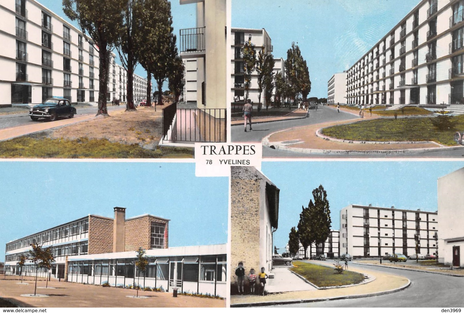 Trappes - Vues Multiples - Automobile - Immeubles - Trappes