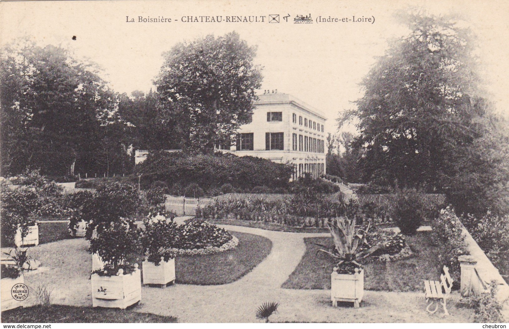 37. CHATEAU RENAULT. CPA . LA BOISNIERE - Other & Unclassified