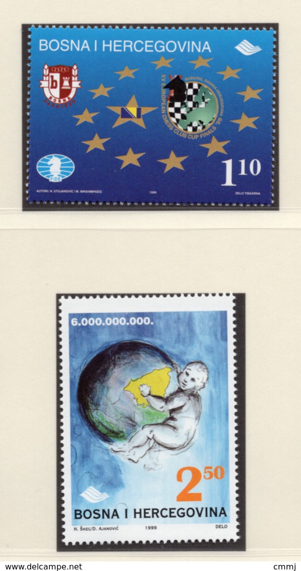 1999 - BOSNIA ERZEGOVINA - Mi.  Nr. 181+184 - NH - (UP121.27) - Bosnia Erzegovina