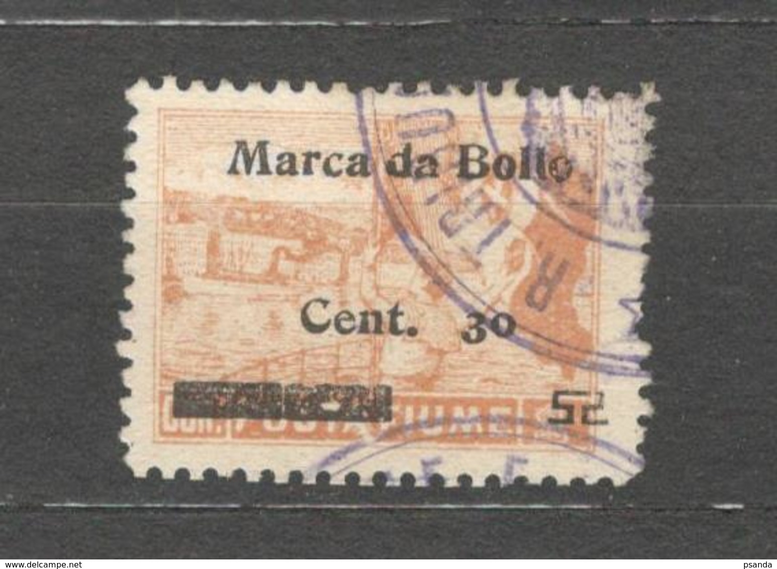 FIUME Marca Da Bollo /Revenue Stamps 1 Coron./30cent. Used - Fiume