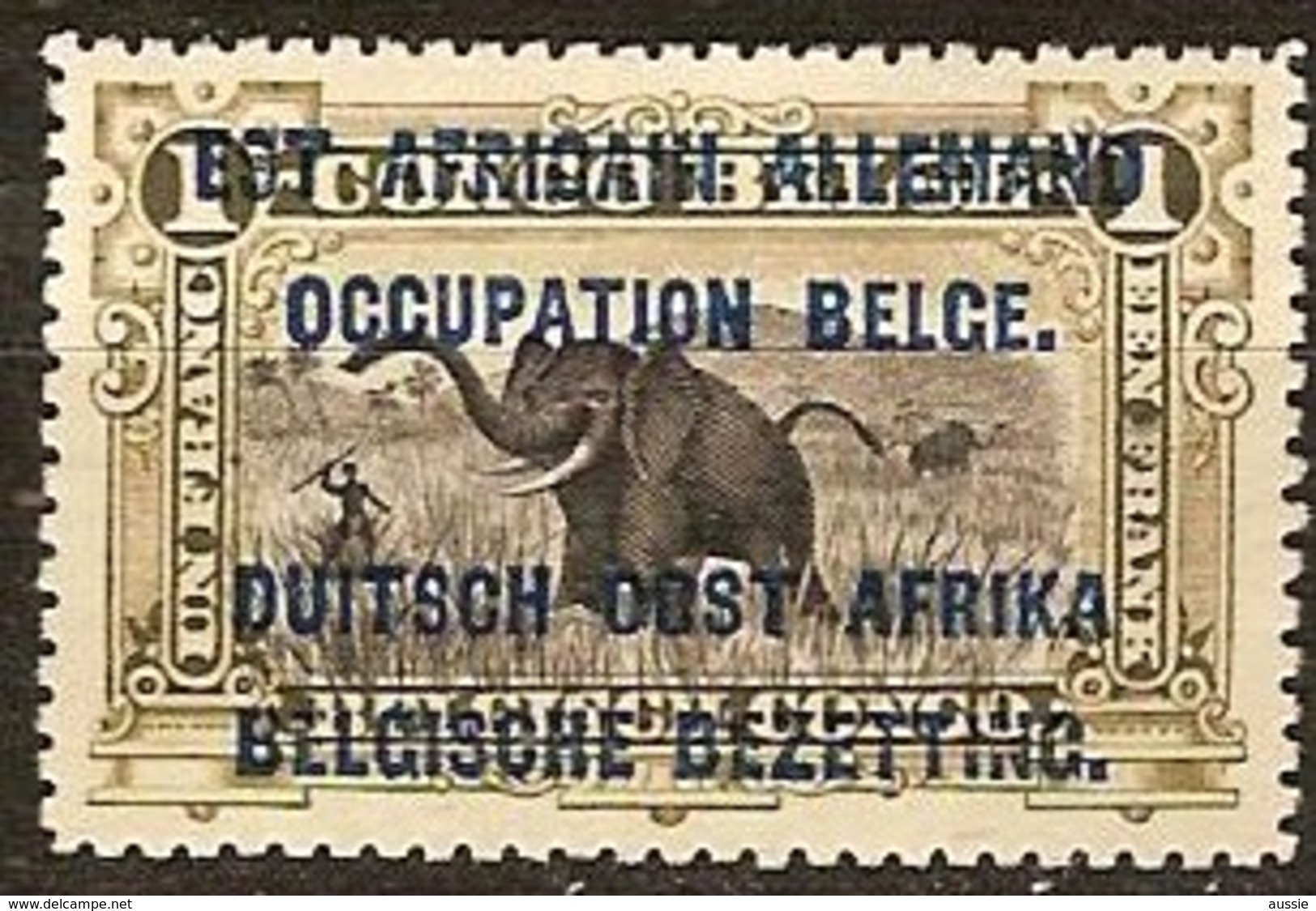 Ruanda-Urundi 1916 OCBn° 34 (*) Mint No Gum Pas De Gomme Cote 3 Euro  Occupation Belge Allemand - Neufs