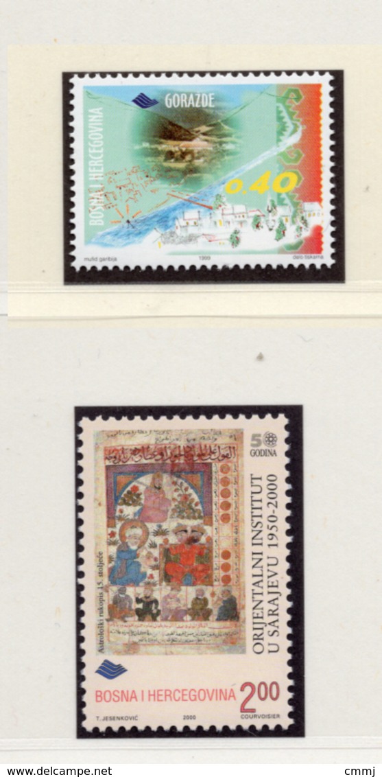 2000 - BOSNIA ERZEGOVINA - Mi.  Nr. A165+191 - NH - (UP121.27) - Bosnia Erzegovina