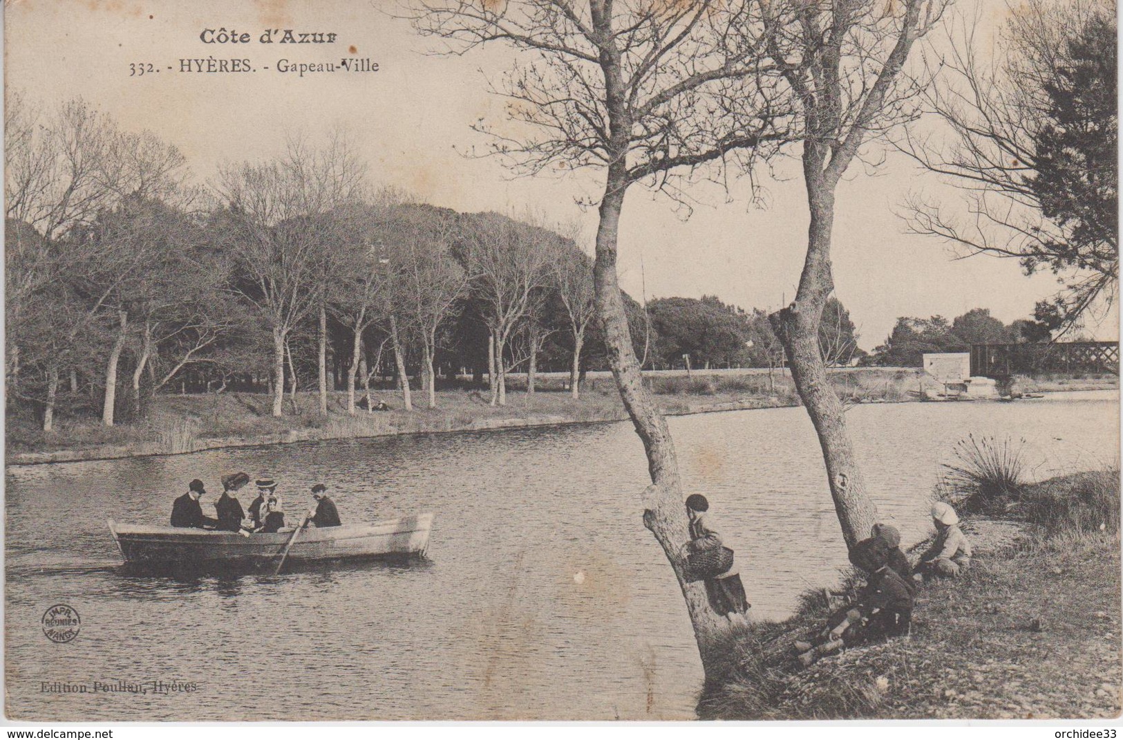 CPA Hyères - Gapeau-Ville (avec Jolie Animation) - Hyeres