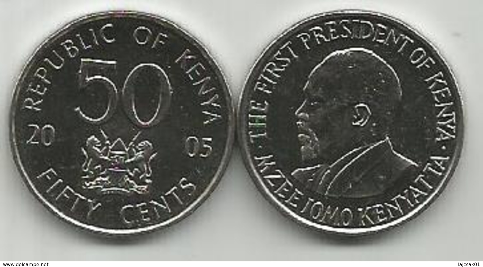 Kenya 50 Cents 2005. High Grade - Kenya