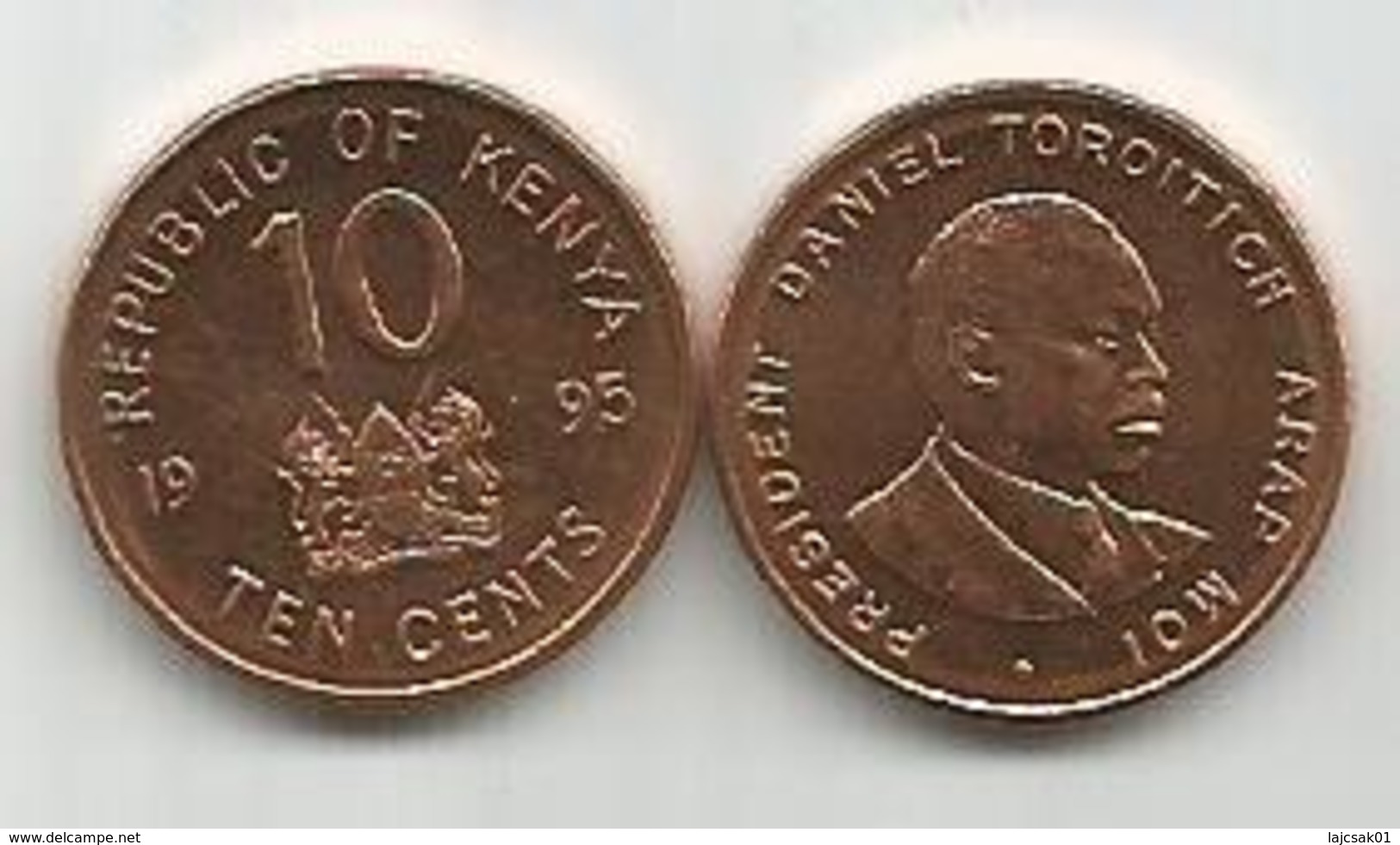 Kenya 10 Cents 1995. - Kenya