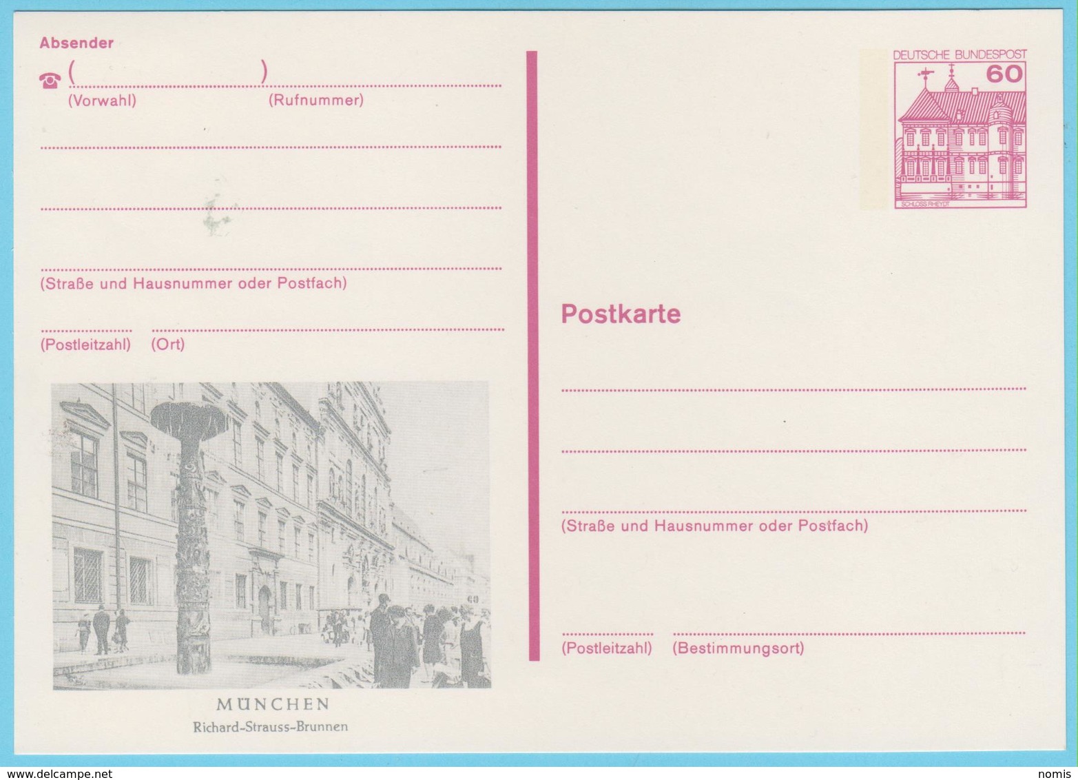J.M. 24 - Entier Postal - Allemagne - N° 11 - Compositeur - R. Strauss - Musique