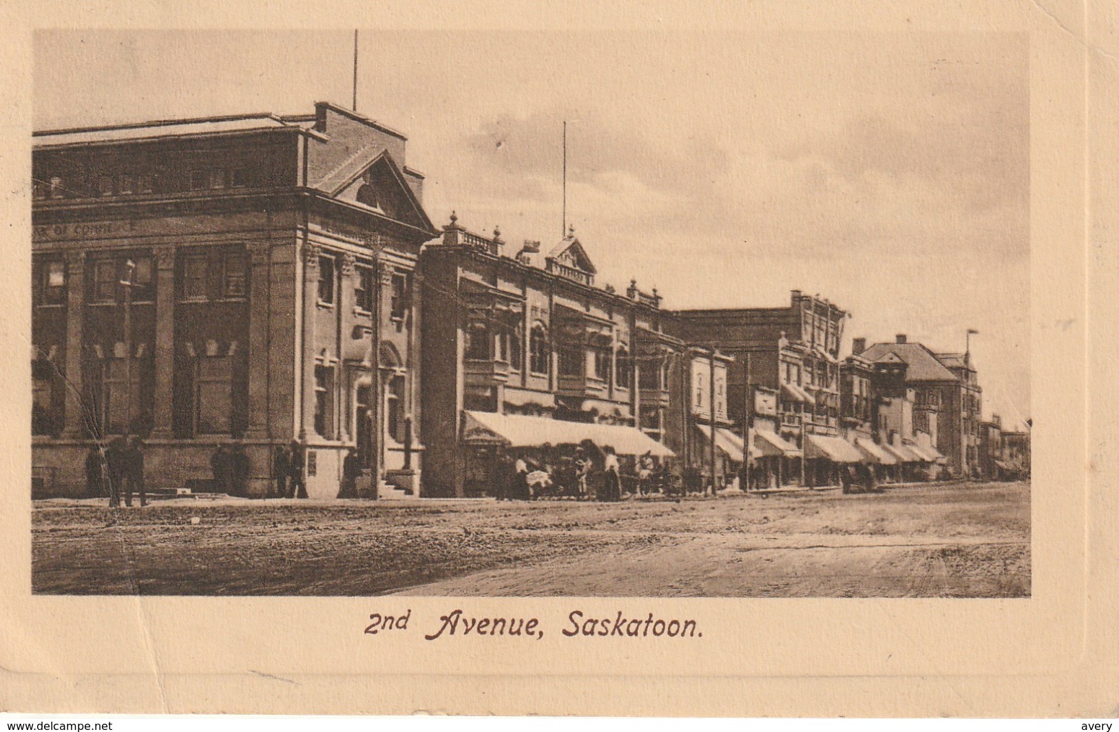 2nd Avenue, Saskatoon, Saskatchewan Crease In Bottom Left Corner - Saskatoon