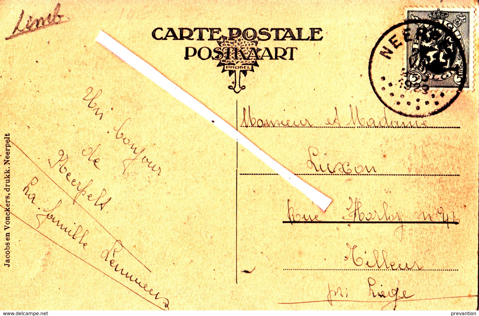 NEERPELT - Panorama - Carte Circulée En 1929 - Neerpelt