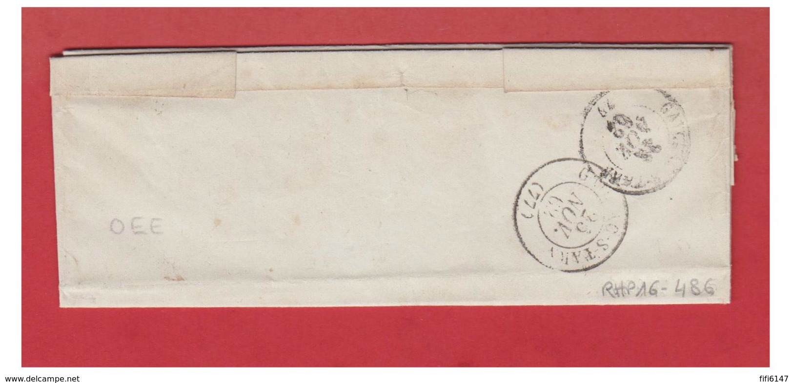 FRANCE-TARN-1862--LETTRE DE SALVAGNAC POUR GAILLAC -- TAXE AVEC UNE PAIRE DU N°2-- - 1849-1876: Klassik