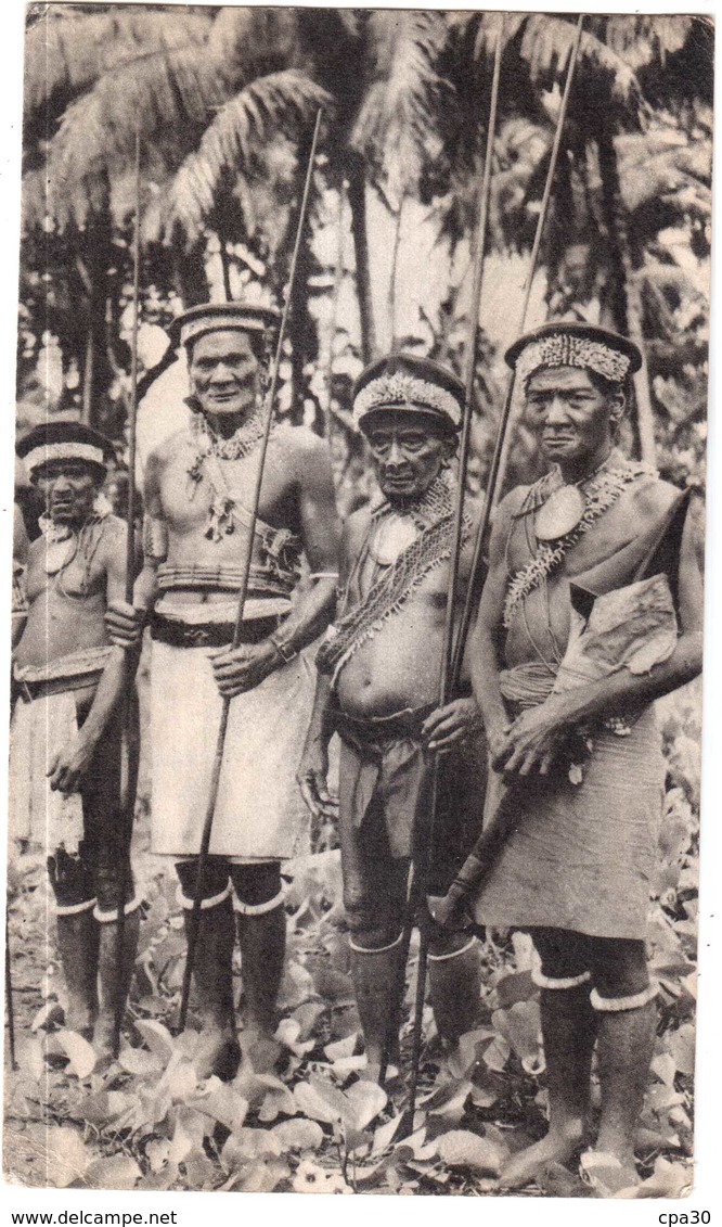 CPA OCEANIE.ILES SALOMON.DANS LE SILLAGE DE BOUGAINVILLE - Salomon