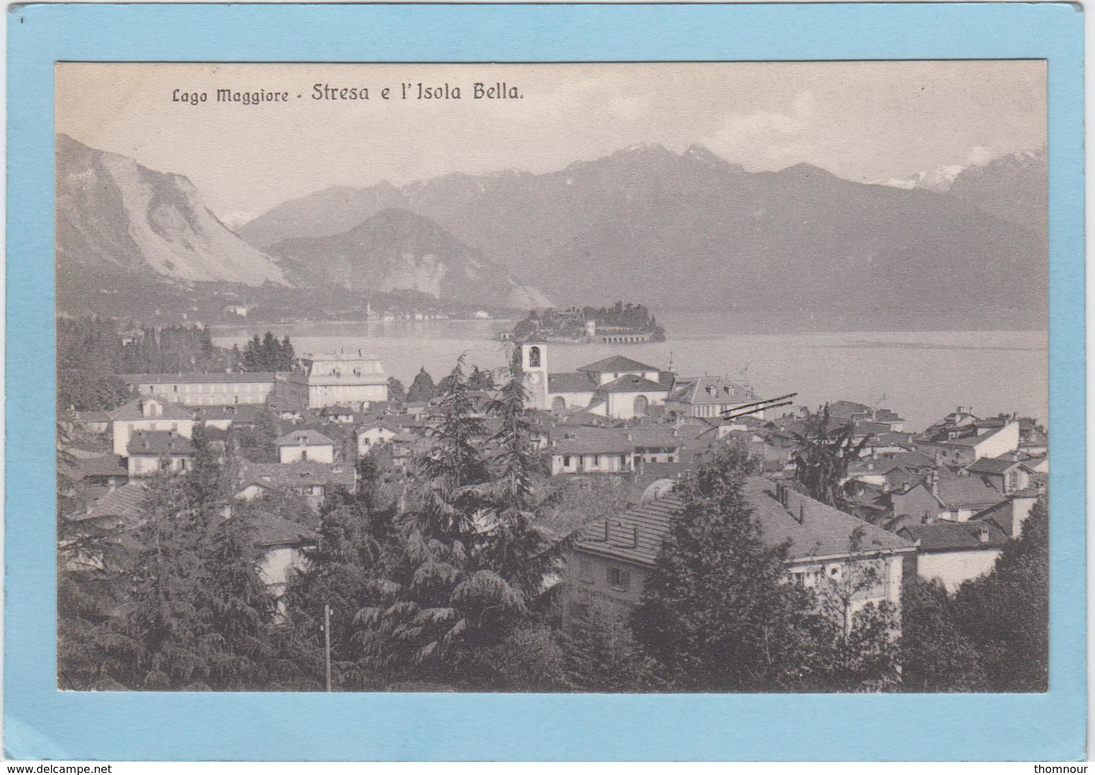 LAGO MAGGIORE  -  STRESA  E   ISOLA  BELLA    - - Verbania