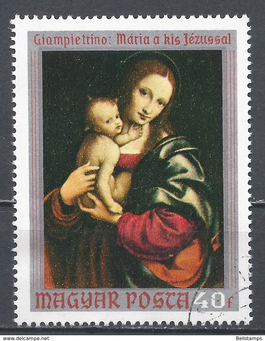 Hungary 1970. Scott #2053 (U) Virgin And Child, By Giampietrino - Oblitérés