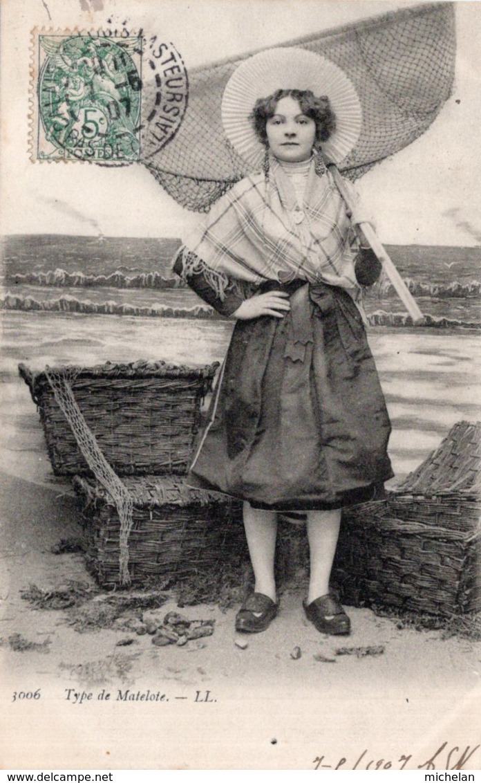 CPA   TYPE DE MATELOTE---1907 - Pesca