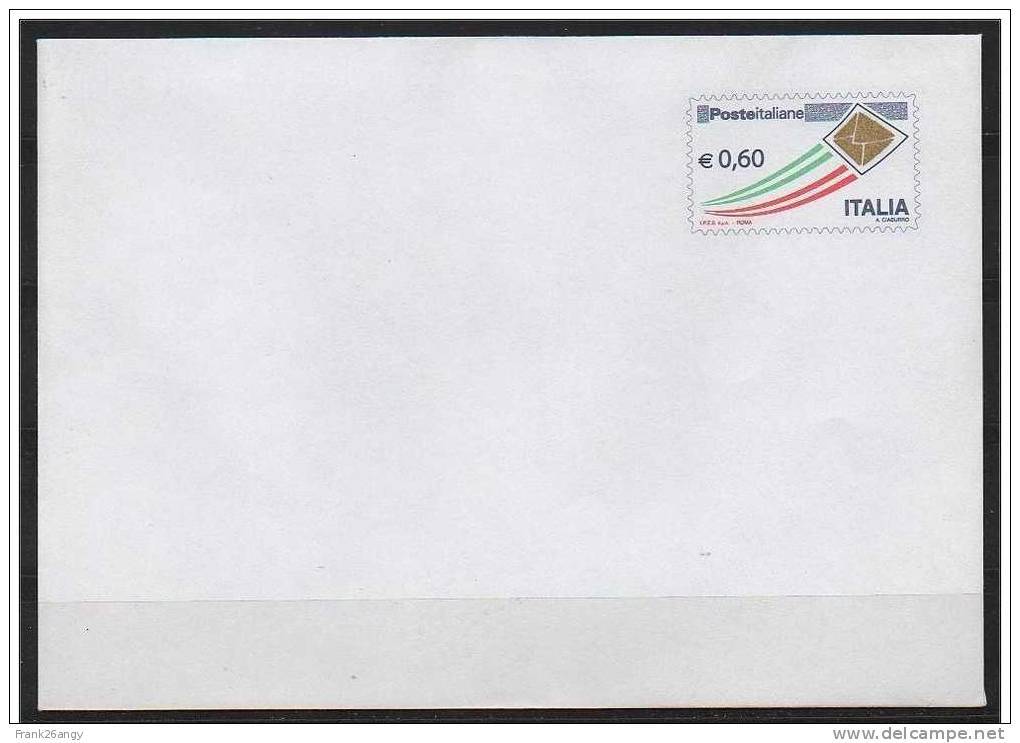 REPUBBLICA - 2010 Busta Postale 0,60 Nuova** Perfetta - Interi Postali