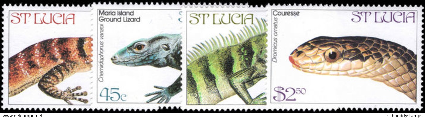 St Lucia 1984 Endangered Wildlife Unmounted Mint. - St.Lucia (1979-...)