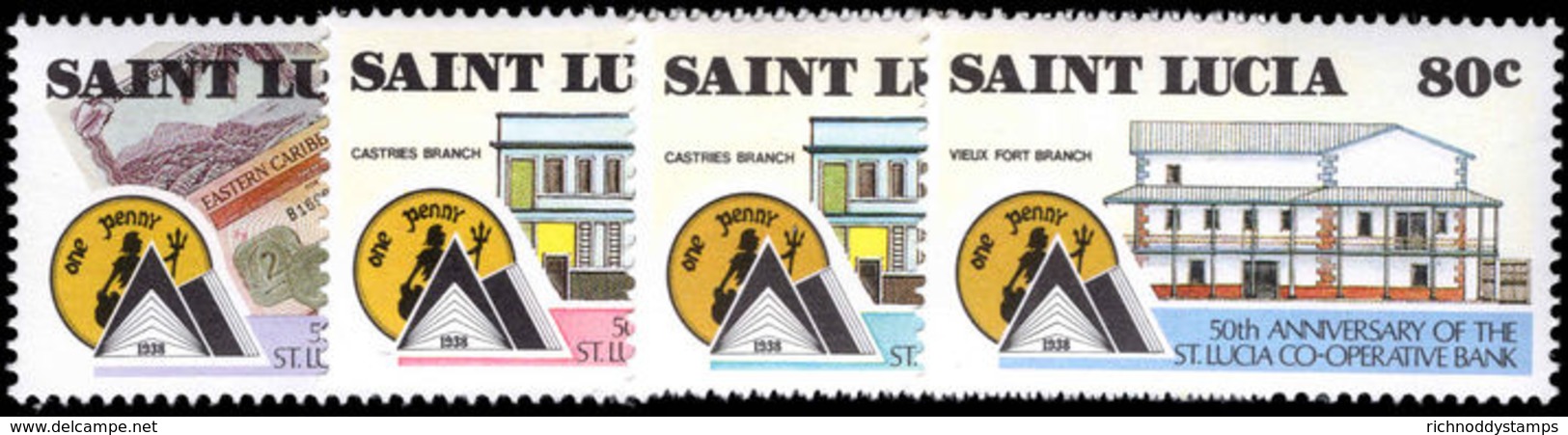 St Lucia 1988 Co-operative Bank Unmounted Mint. - St.Lucia (1979-...)