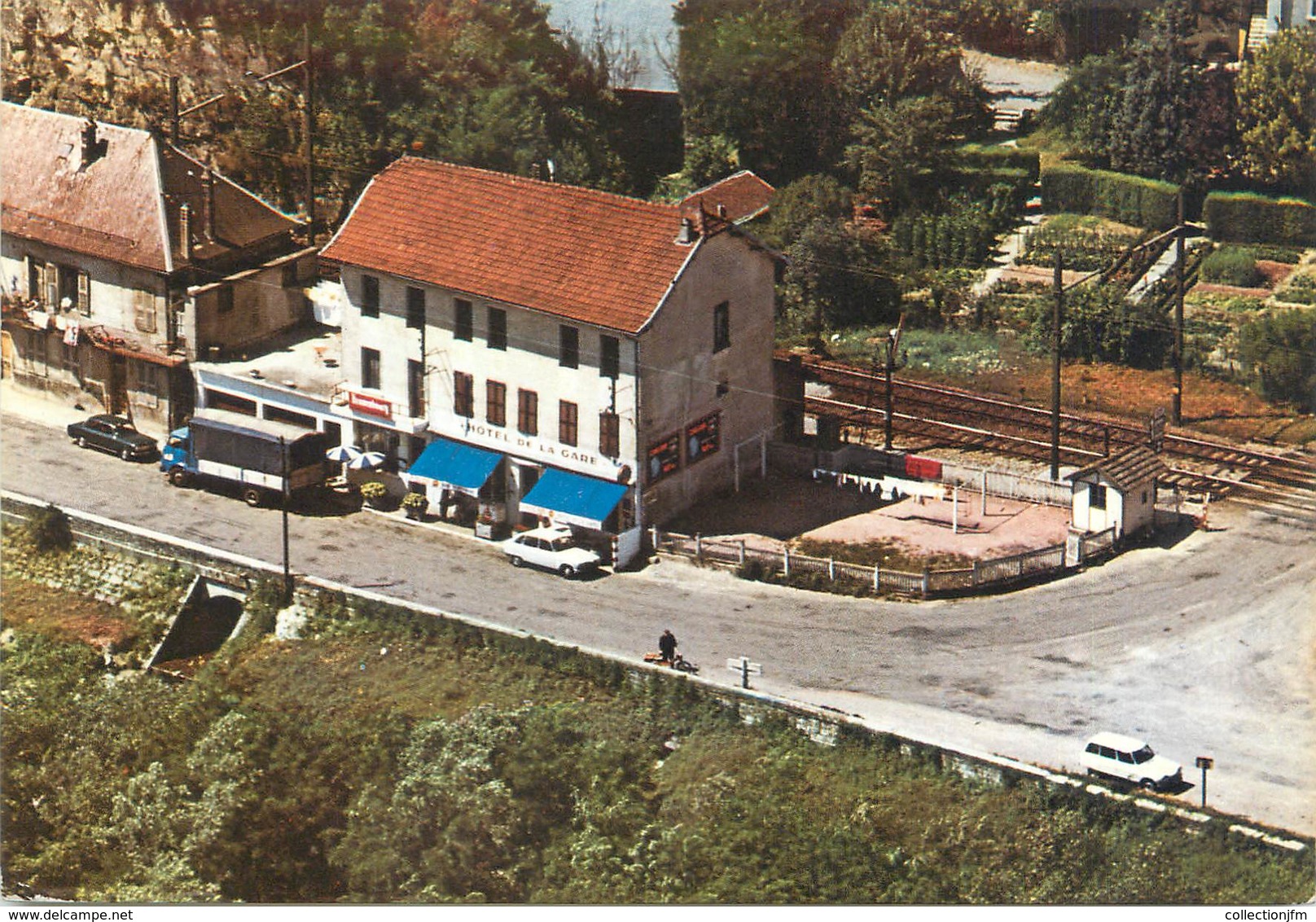 CPSM FRANCE 01 "Seyssel, Hôtel Restaurant De La Gare" - Seyssel