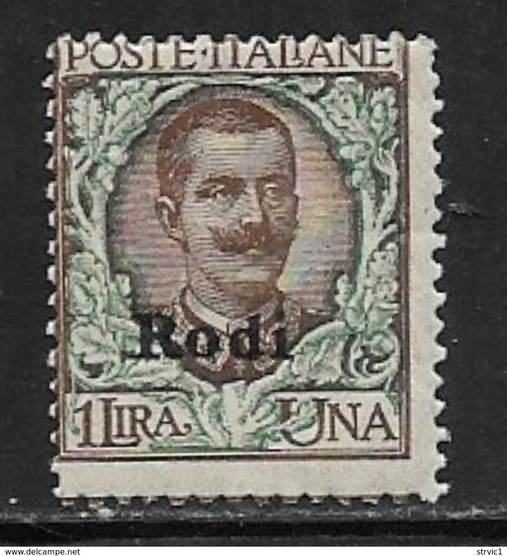 Italy Aegean Islands Rhodes Scott # 11 MNH Italy Stamp Overprinted, 1924 - Aegean (Rodi)