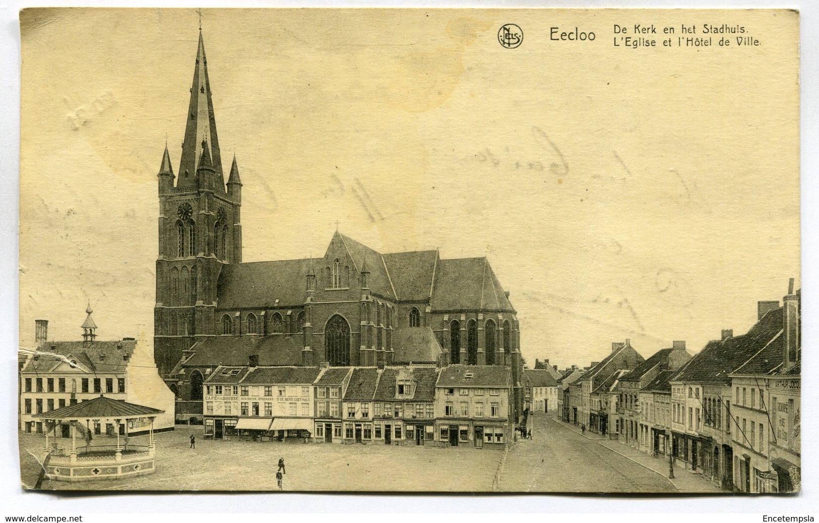 CPA - Carte Postale - Belgique - Eecloo - Eeklo - L'Eglise Et L'Hôtel De Ville ( DD7221) - Eeklo