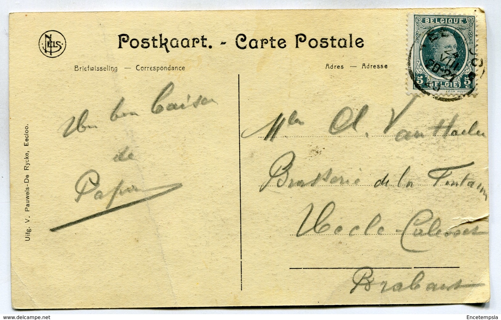 CPA - Carte Postale - Belgique - Eecloo - Eeklo - L'Eglise Et L'Hôtel De Ville ( DD7221) - Eeklo