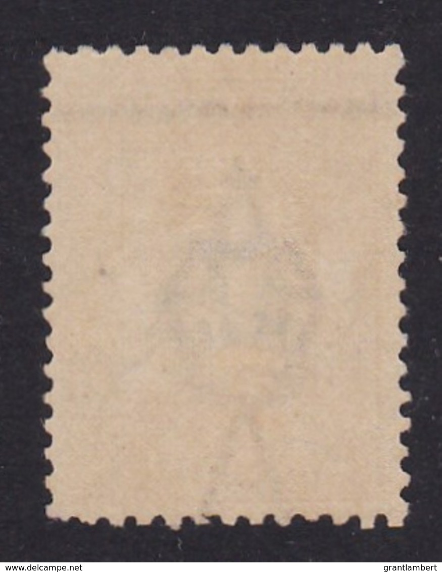 Australia 1918 Kangaroo 5/- Grey & Yellow 3rd Watermark MH - Listed Variety. - Mint Stamps