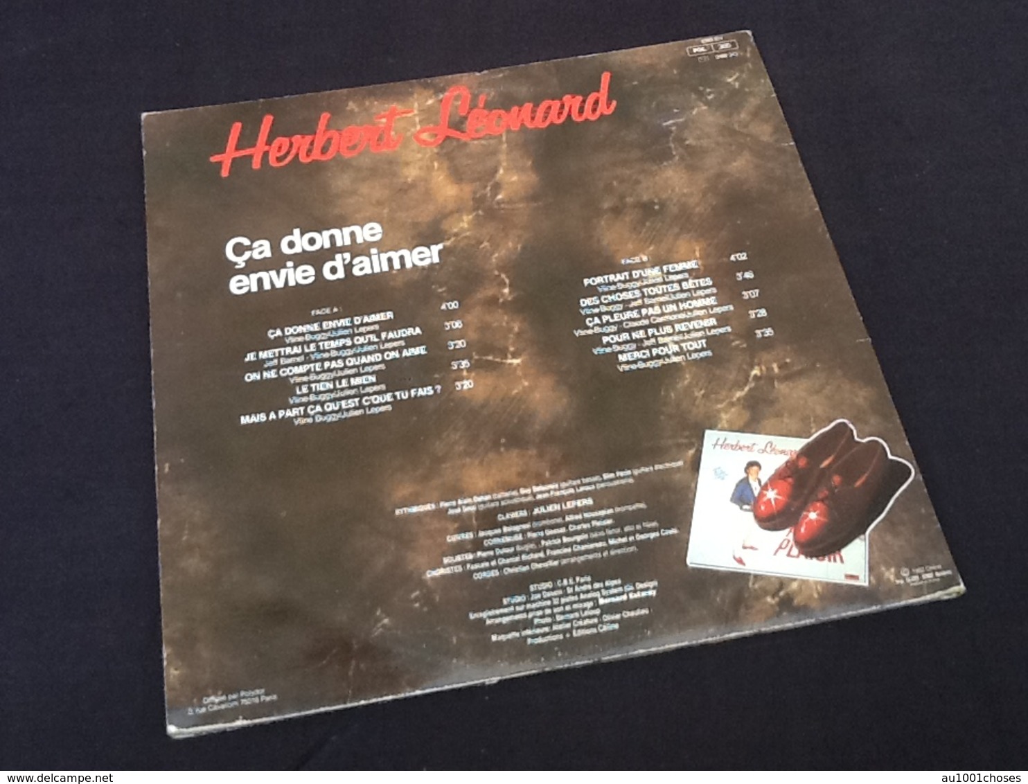 Vinyle 33 Tours Herbert Léonard ça Donne Envie D' Aimer (1982) - Autres & Non Classés