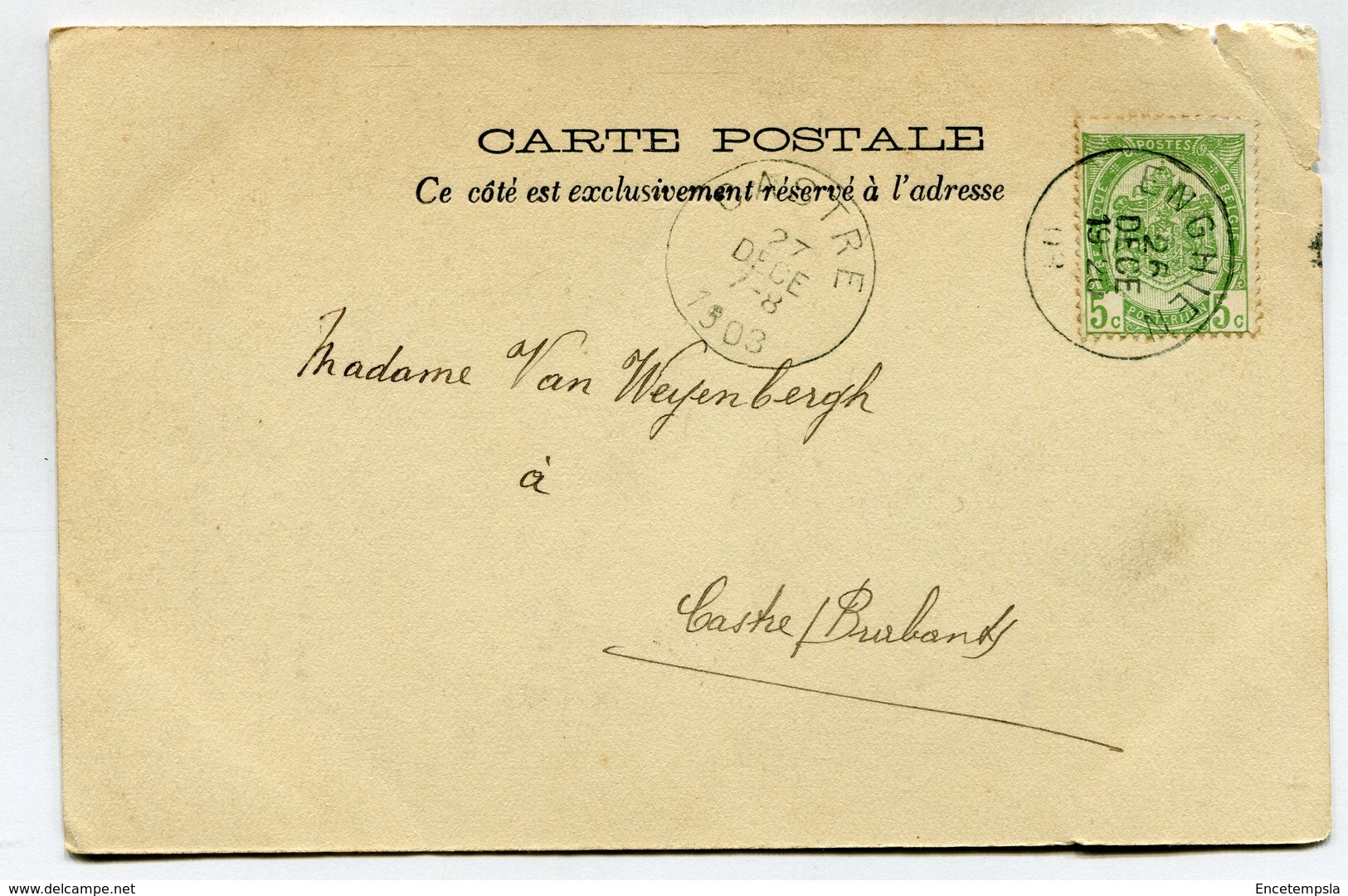 CPA - Carte Postale - Belgique - Enghien - Maison De Jonathas - 1903 ( DD7237) - Edingen