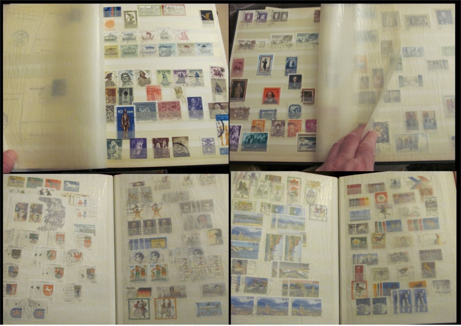 Lot With Worldstamps In Albums In Mixed Condition Not All Pictures Are Shown - Vrac (min 1000 Timbres)