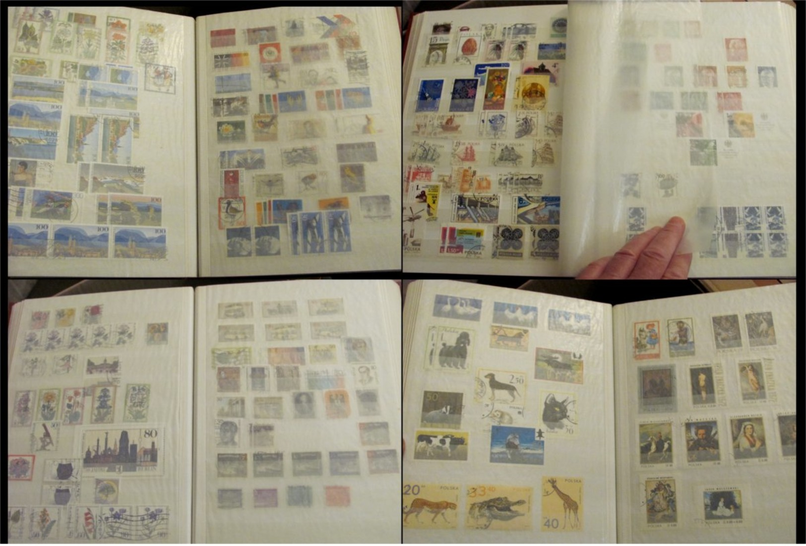 Lot with worldstamps in albums in mixed condition not all pictures are shown