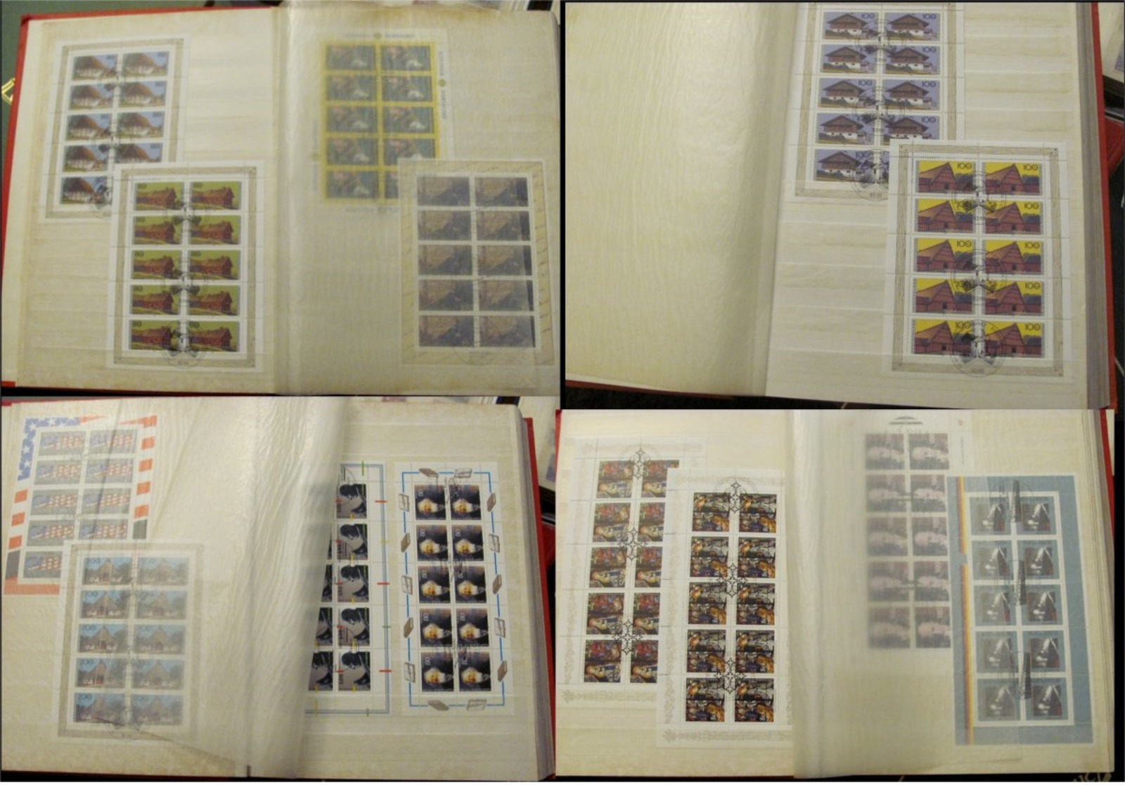 Lot with worldstamps in albums in mixed condition not all pictures are shown