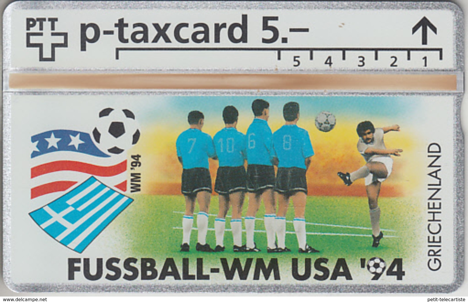 SUISSE - PHONE CARD - °TAXCARD-PRIVÉE *RARE *** FOOT-USA 1994 - 11/24 *** - Schweiz