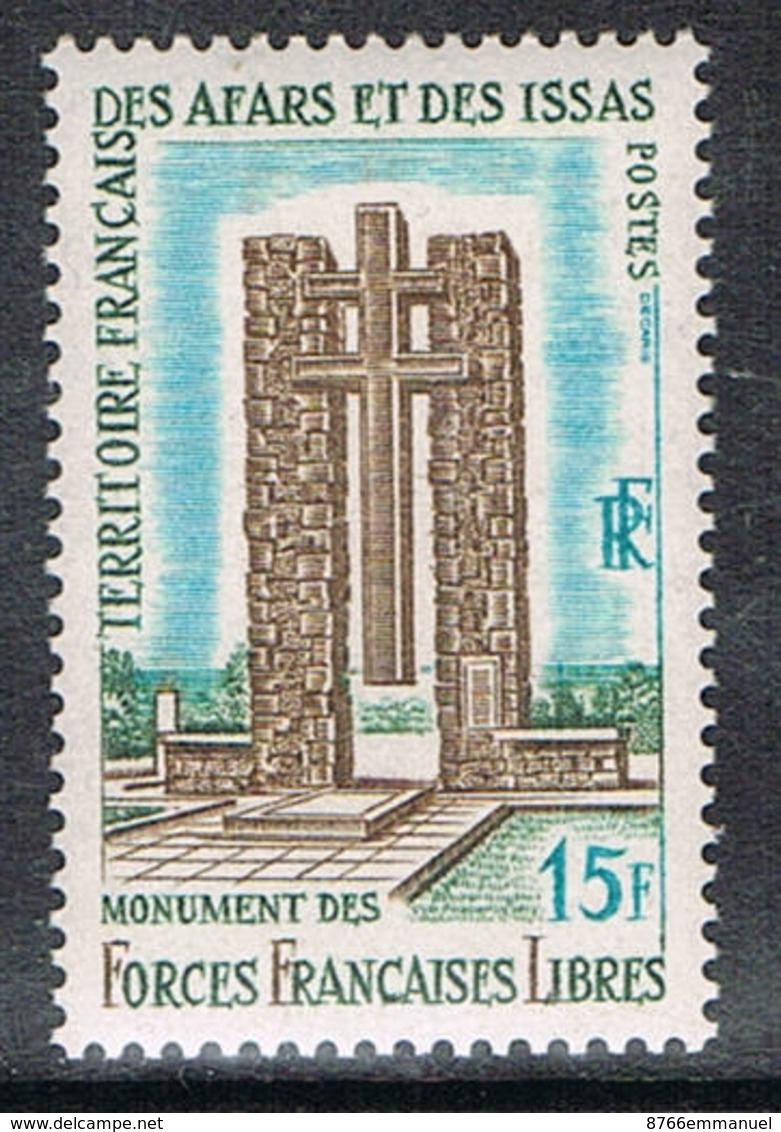 AFARS ET ISSAS N°347 N**  France Libre - Unused Stamps