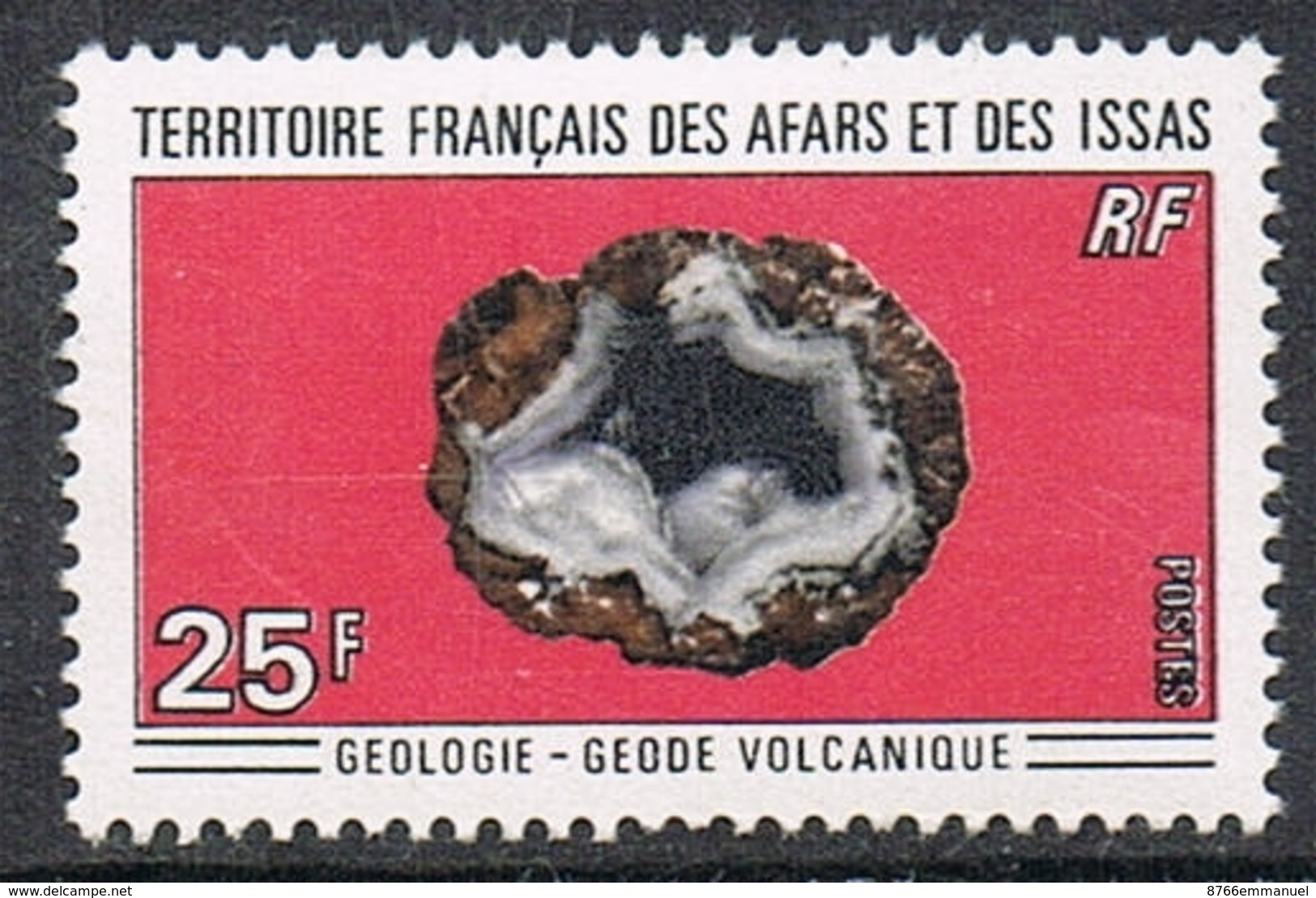 AFARS ET ISSAS N°370 N**  Géologie, Cristaux - Unused Stamps