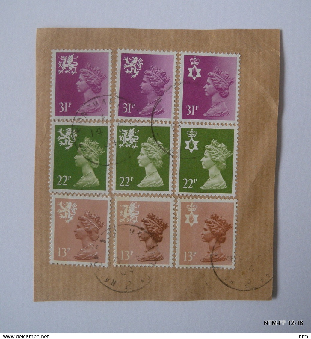 GREAT BRITAIN REGIONAL ISSUES: NORTHERN IRELAND, SCOTLAND & WALES, FINE USED STAMPS - Non Classés