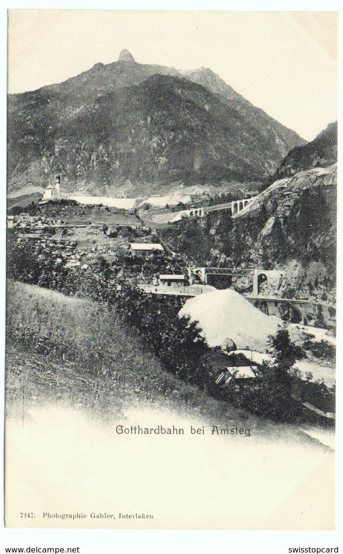 GOTTHARD-BAHN Bei Amsteg - Other & Unclassified