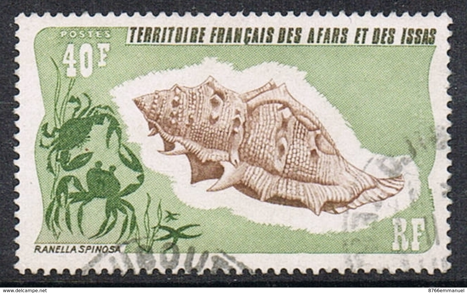 AFARS ET ISSAS N°394  Coquillage - Used Stamps