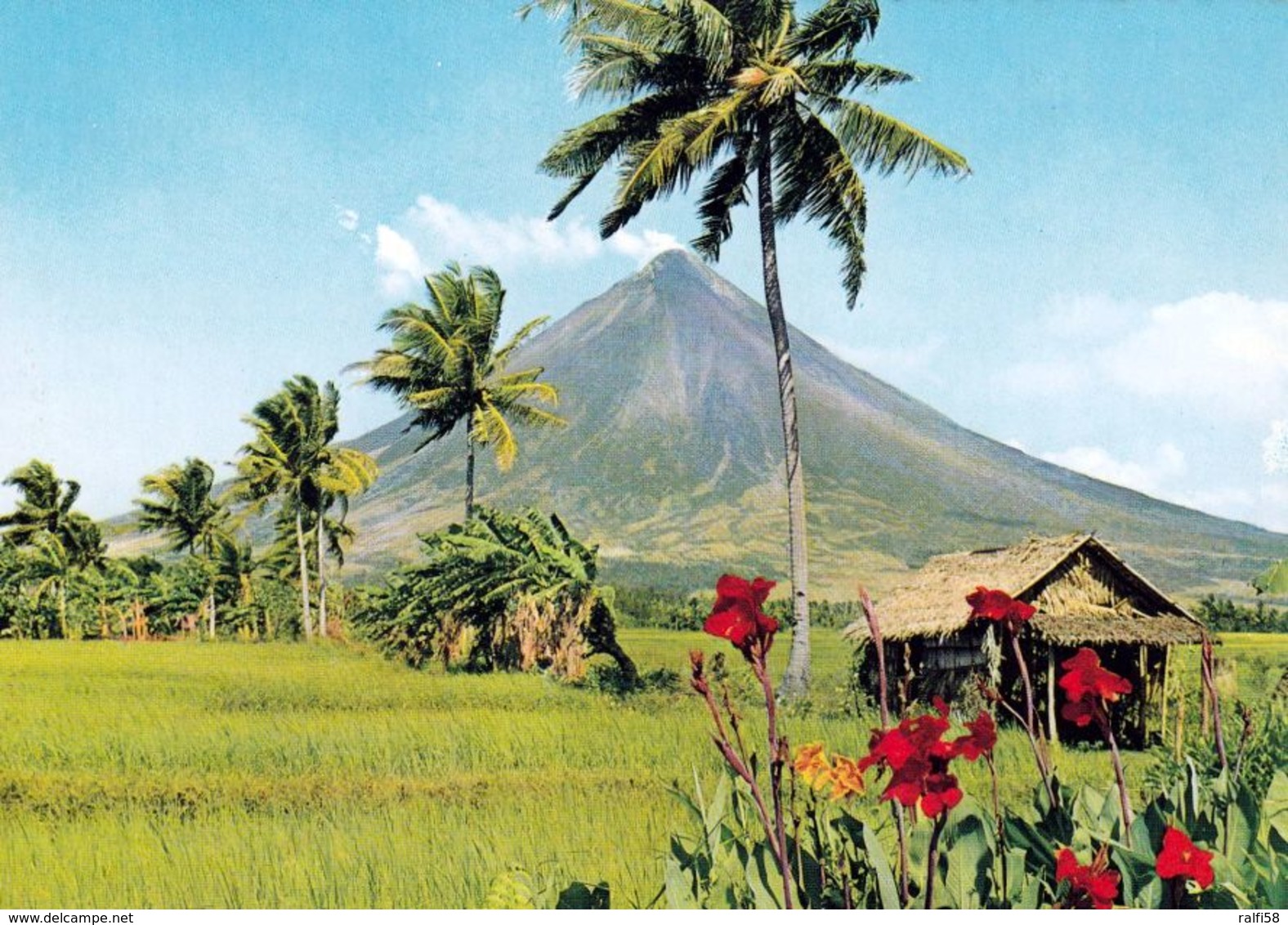 1 AK Philippinen * 2462 Meter Hohe Vulkan Mayon - Er Gilt Als Der Schönste Vulkan Weltweit - Krüger Karte * - Philippinen