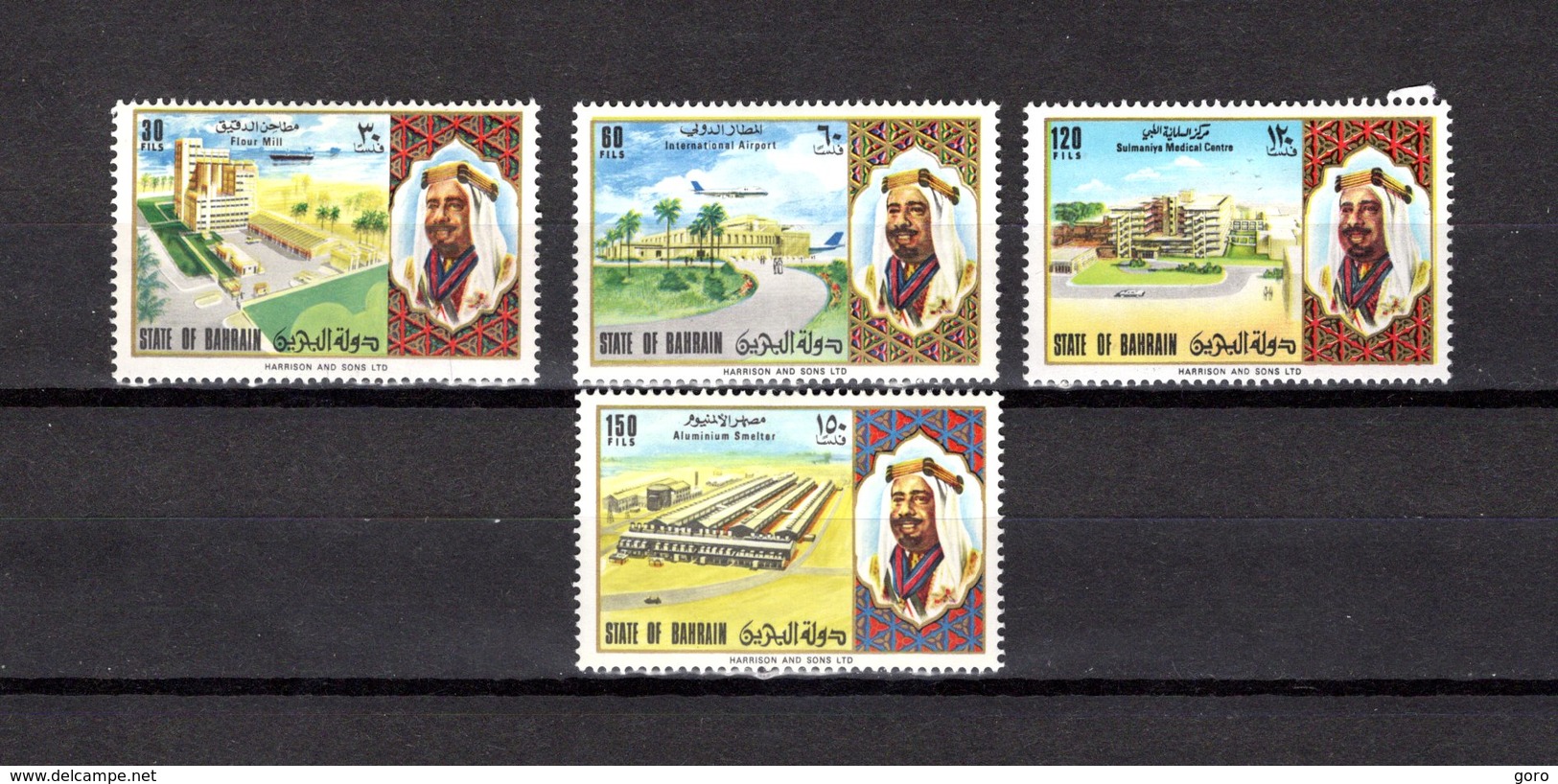 Bahrain   1973  .   Y&T  Nº   197/200    *   ( C/charniere ) - Bahrain (1965-...)