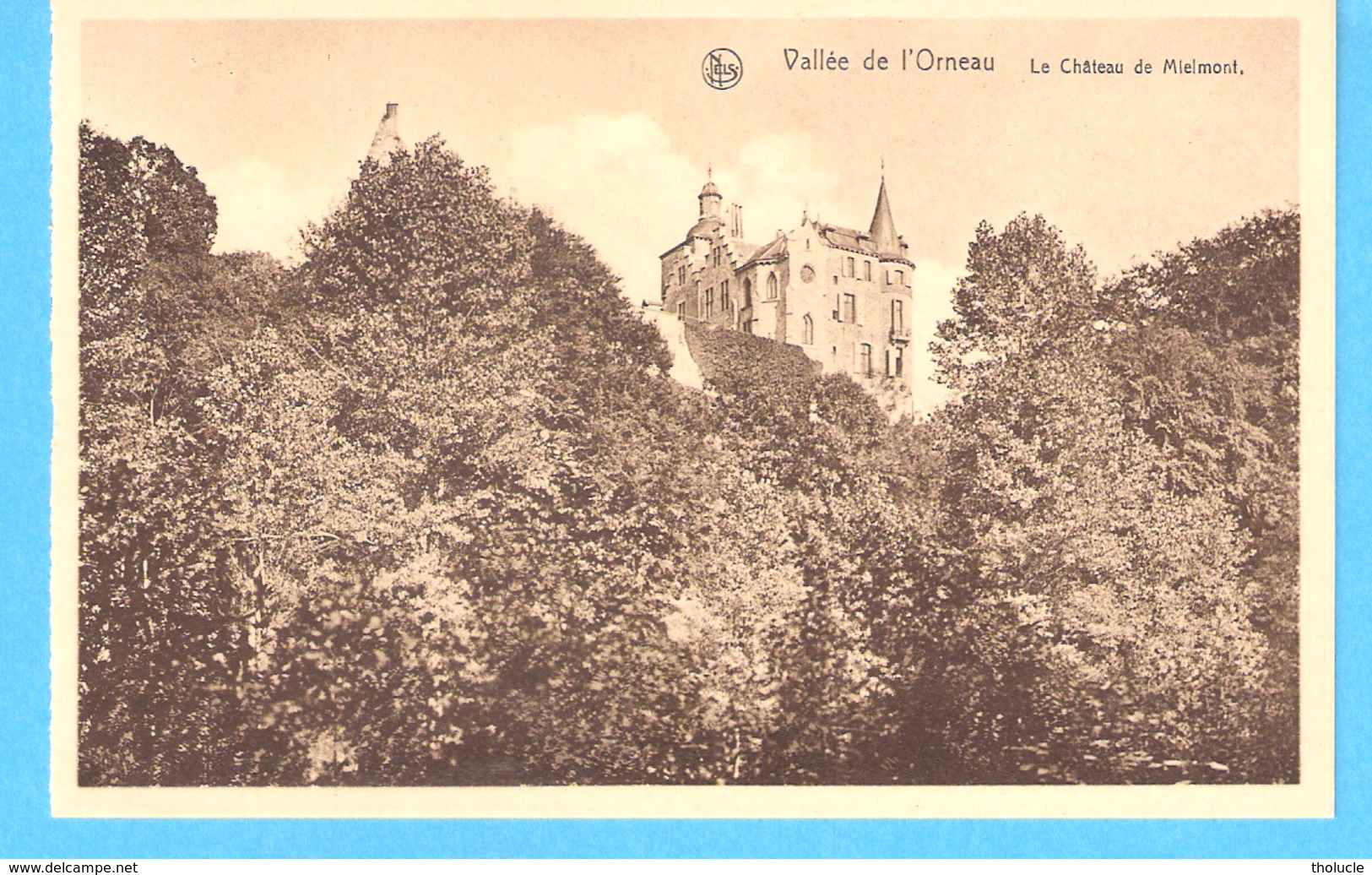 Publicité-Touring Club De Belgique-+/-1930-Onoz-Jemeppe-sur-Sambre-Le Château De Mielmont-Vallée De L'Orneau - Publicité